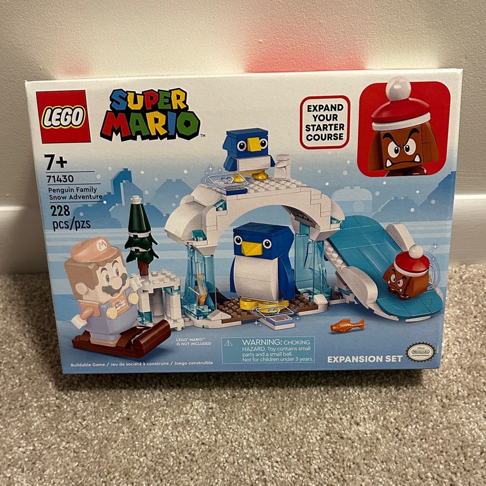 LEGO Super Mario Penguin Snow Adventure Set - Blue and White
